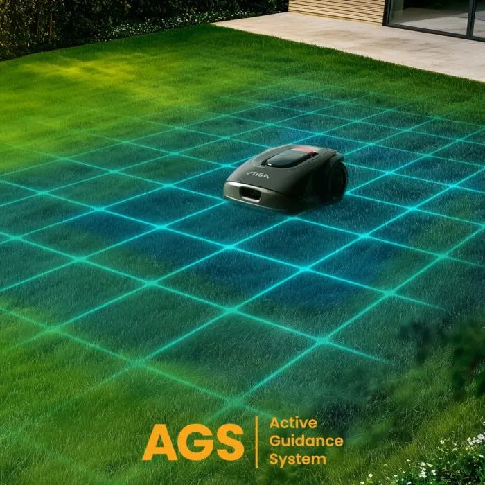 Stiga A8 Wire-Free Robotic Lawnmower — Up to 800m², GPS-RTK Navigation