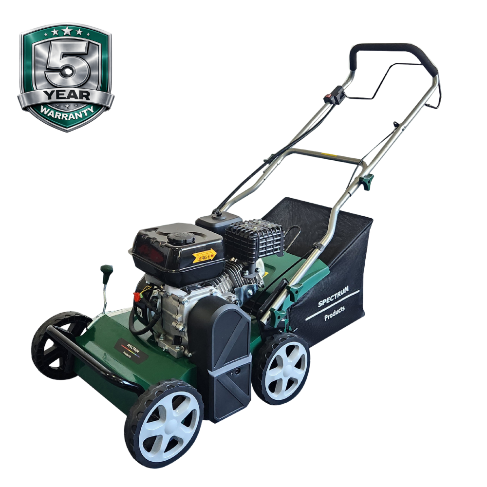 Spectrum KT400-3 Pro 3-in-1 Petrol Lawn Scarifier/Aerator/Sweeper-Groomer