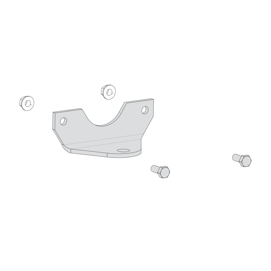 Stiga Trailer Hitch - for 121cm Side-Discharge Tractors | 2I0000000/17