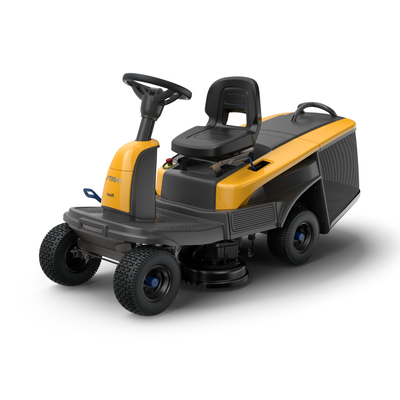 Stiga Swift 372e Battery-Powered Rear-Collect Ride-On Lawnmower with Stepless Electronic Drive
