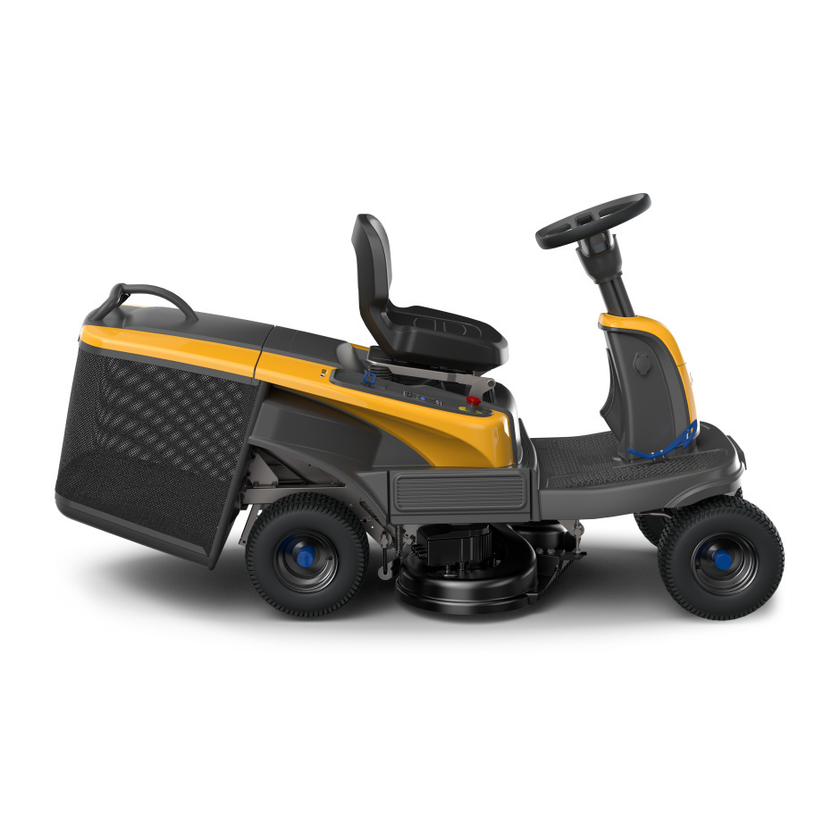 Stiga Swift 372e Battery-Powered Rear-Collect Ride-On Lawnmower with Stepless Electronic Drive