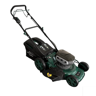 Spectrum 5-Piece Cordless Garden Tool Kit — Self-Propelled Mower, Hedge Trimmer, Pole Trimmer, Handy Mower & Blower Vac