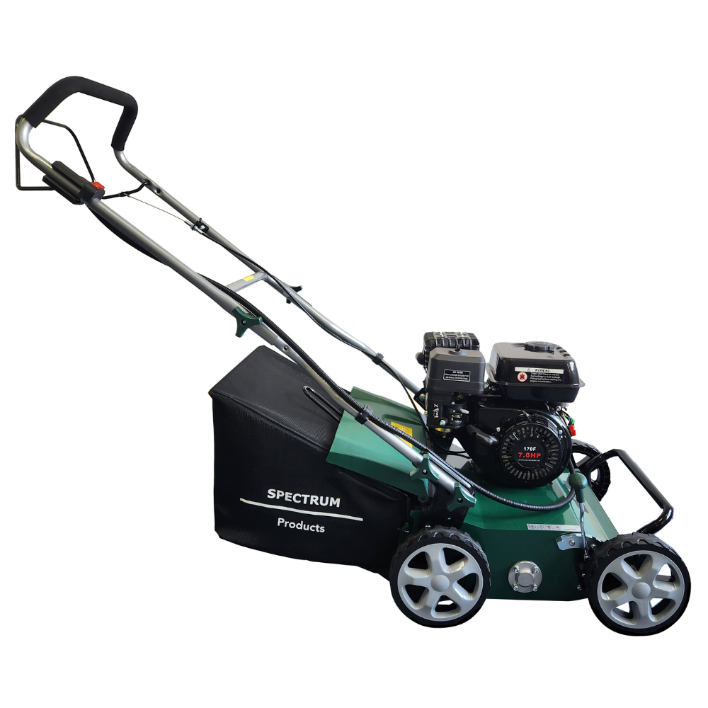 Spectrum KT400-3 Pro 3-in-1 Petrol Lawn Scarifier/Aerator/Sweeper-Groomer