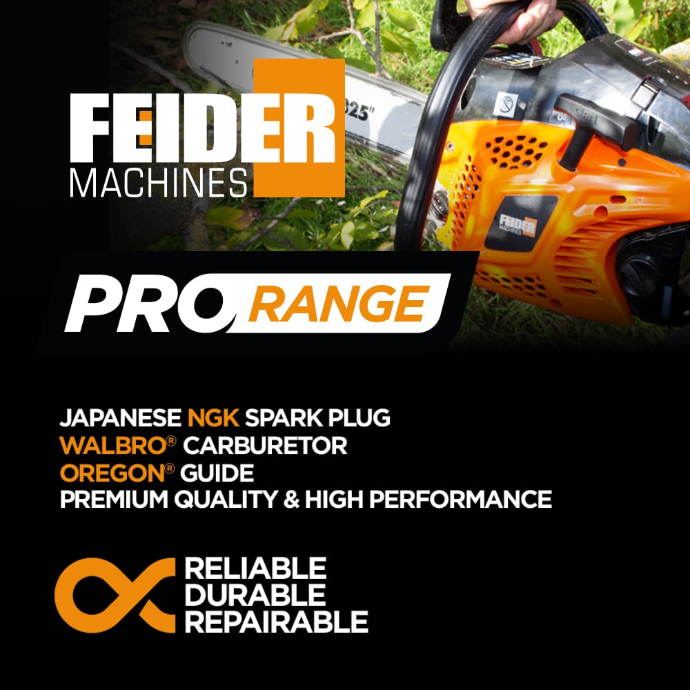 Feider PRO 55 Petrol Chainsaw (51cm Guide-Bar)