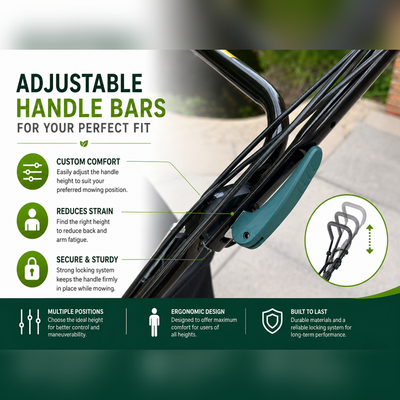 Spectrum TG42PD Self-Propelled Petrol Lawnmower