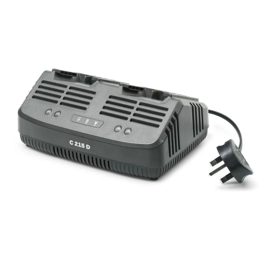 Stiga C 215 DU 20v ePower Twin-Port Battery Charger | 271021100/21