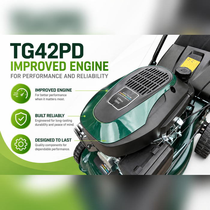 Spectrum TG42PD Self-Propelled Petrol Lawnmower
