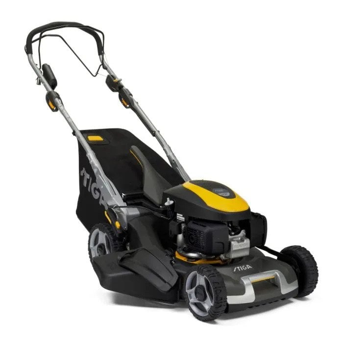 Stiga Twinclip 955 VE 4-in-1 Variable-Speed Petrol Lawnmower with Electric Start & Honda Engine