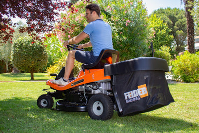 Feider FRT75BS125  Rear-Collect Ride-On Mower with Manual Drive & Briggs Engine
