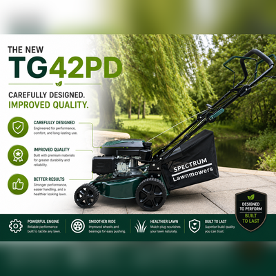 Spectrum TG42PD Self-Propelled Petrol Lawnmower