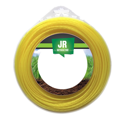 Square Nylon Trimmer-Line - Replacement Strimmer -  3.3mm x 9m - JR FNY042