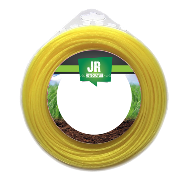 Square Nylon Trimmer-Line - Replacement Strimmer -  3.3mm x 9m - JR FNY042