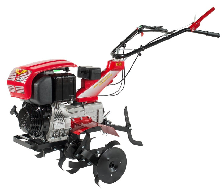 Meccanica Benassi RL 428 Petrol Front-Tine Tiller with Rear PTOs (Honda Engine) - Please call to check delivery schedule
