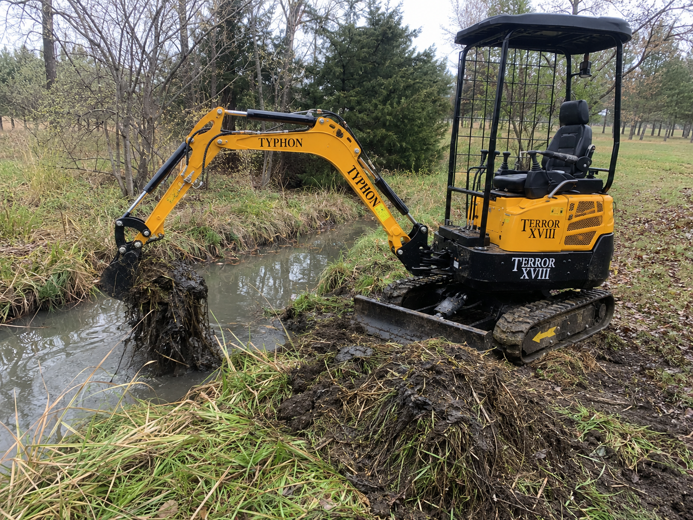 Ditch cleaning