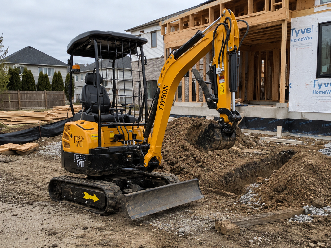 Small contractor site prep